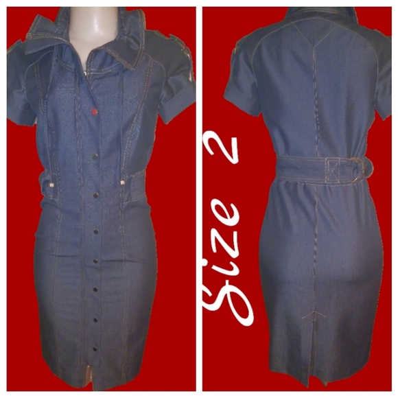 🔴 NWT Cache' Contour Collection S/2 Dress - Picture 2 of 8